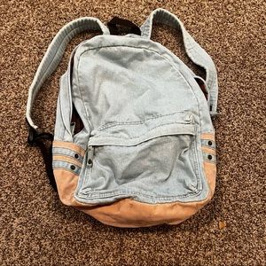 denim backpack